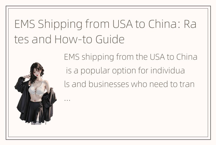 EMS Shipping from USA to China: Rates and How-to Guide