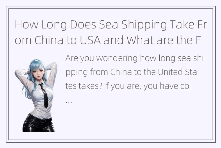 How Long Does Sea Shipping Take From China to USA and What are the Factors that
